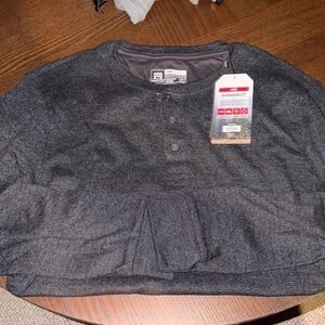 Gray Button-Up Thermal